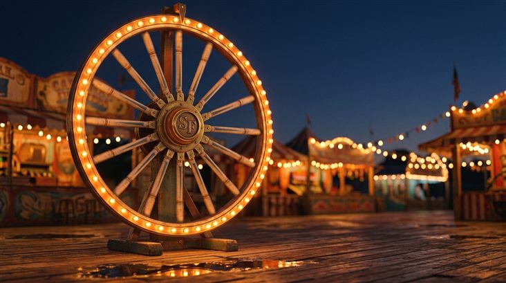 Player at computer playing online casino games